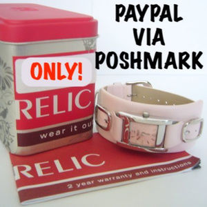 BRAND NEW FOSSIL RELIC PINK WATCH